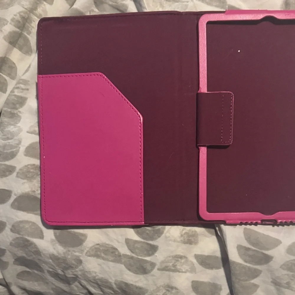 Marc By Marc Jacobs Burgundy and Pink Tablet Sleeve